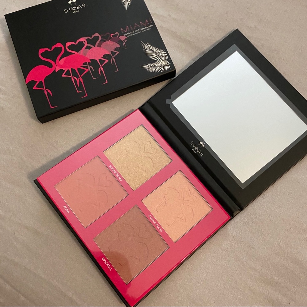 Shaina B Miami Blush and Highlight